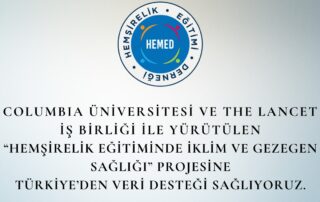 Hemşirelik Eğitimi Derneği, Columbia Üniversitesi ve The Lancet iş birliğiyle yürütülen “Hemşirelik Eğitiminde İklim ve Gezegen Sağlığı” adlı uluslararası projeye Türkiye temsilcisi olarak destek vermektedir. Bu proje, hemşirelik eğitiminde iklim ve gezegen sağlığına ilişkin küresel bir veri seti oluşturmayı ve Türkiye’deki mevcut durumu dünya verileriyle karşılaştırmayı amaçlamaktadır. 📊 Anketi doldurarak siz de bu önemli araştırmaya katkı sağlayabilirsiniz.